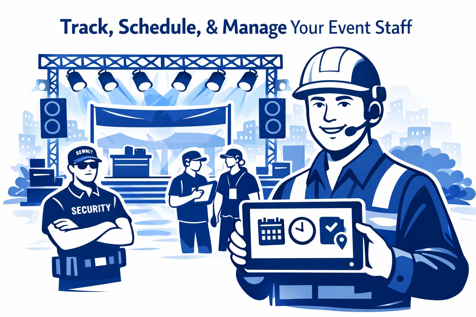 A Better Way to Track, Schedule, and Manage Event Staff